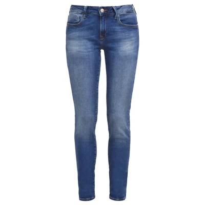 Abbildung von Mavi Adriana Jeans Skinny Fit, Damen, Größe: 24x30, Deep shadded