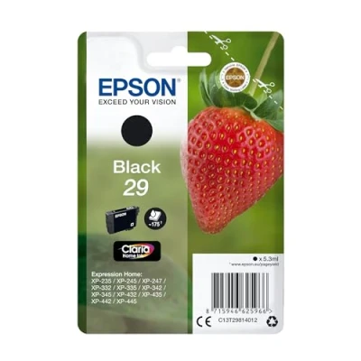 Abbildung von Epson 235M206 Original 29 Tinte Erdbeere, XP 235 332XP 335XP 432XP 435XP 245XP 342XP 345XP 442XP 445XP 247XP 257XP 255XP 352XP 355XP 452XP 455,(schwarz) , 1er Pack