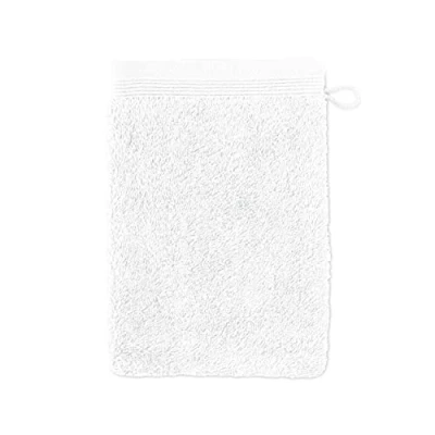 Abbildung von möve Superwuschel Waschhandschuh 20 x 15 cm aus 100% Baumwolle, snow