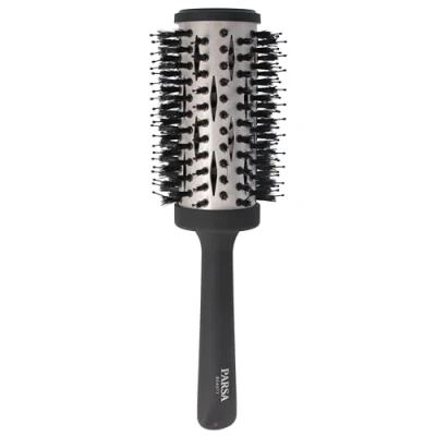 Abbildung von PARSA Beauty Professional Wirkstoffbürste Keratin + Biotin (Rundföhnbürste 44mm) Haarbürste zum Glätten und Pflegen lockiges Haar langes