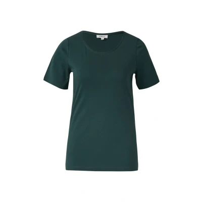 Abbildung von s.Oliver IM SLIM FIT Tshirt basic, Damen, Größe: 34, Tannengrün