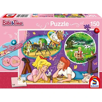 Abbildung von Schmidt Spiele Puzzle 56321 Blocksberg/Bibi &amp; Tina Bibi und Tina, Freundinnen für Immer, 150 Teile Kinderpuzzle, bunt