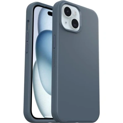 Abbildung von OtterBox Symmetry für MagSafe Hülle iPhone 15 / 14 13, stoßfest, sturzsicher, schützende dünne Hülle, 3X getestet nach Militärstandard, Blau