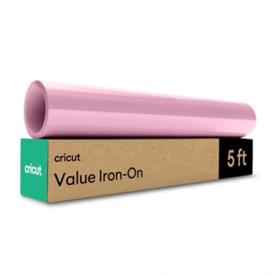Abbildung von Cricut Value Bügelfolie Rosa 30,5 cm x 152,4