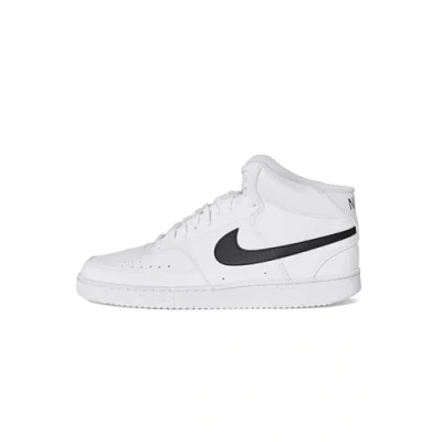 Abbildung von Nike Sportswear Court Vision MID Nature Sneaker high, Herren, Größe: 44.5, white black Schuhe