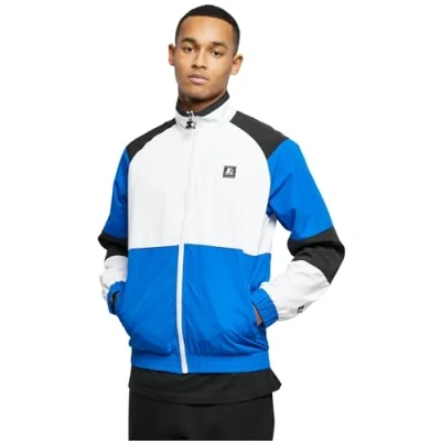 Abbildung von Starter Retro Leichte Jacke, Herren, Größe: XL, White cobaltblue black