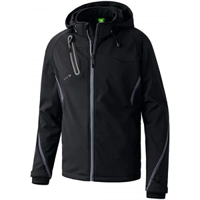 Abbildung von Erima Unisex Softshelljacke Function, Schwarz/Anthrazit, XXL EU
