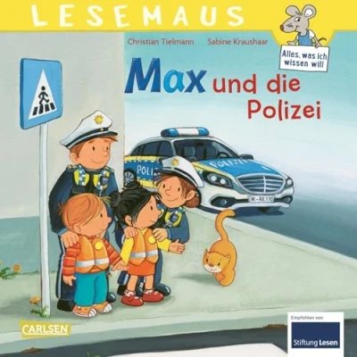 Abbildung von LESEMAUS 15: Max und die Polizei: Bilderbuch mit vielen Infos über Polizei das richtige Verhalten im Straßenverkehr Für Kinder ab 3 Jahren (15)
