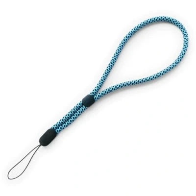 Abbildung von trage.band® kurzes verstellbares Handgelenk Trageband, schwarz blau