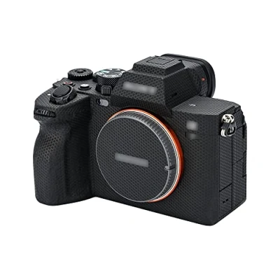 Abbildung von KIWIFOTOS Kamera Body Skin Guard Schutzfolie Anti Scratch Schneideaufkleber für Sony a7 IV Spiegellose (Matrixmuster)