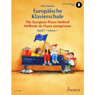 Abbildung von Europäische Klavierschule: Band 1. Klavier. Ausgabe mit Online Audiodatei.