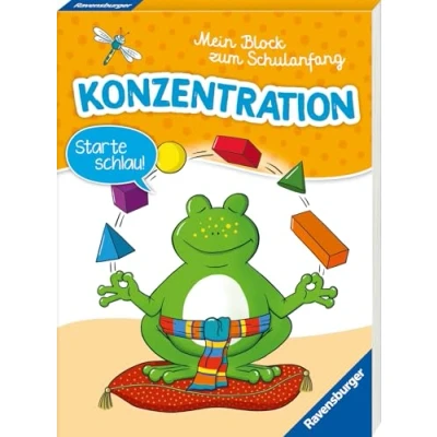Abbildung von Ravensburger Mein Block zum Schulanfang: Konzentration Rätselblock ab 6 Jahre Konzentrationsspiele