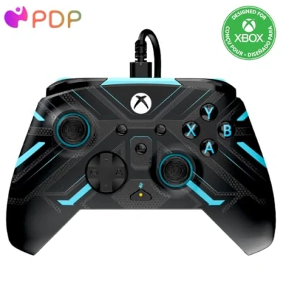Abbildung von PDP Xbox REMATCH GLOW Wired controller TITAN STEEL