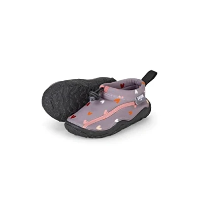 Abbildung von Sterntaler Baby Mädchen Aquaschuh Herz Flacher Slipper, lila, 25/26 EU