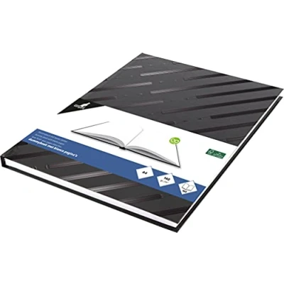 Abbildung von Skizzenbuch Kangaro A4 blanko Hardcover 80 Blatt 140g schwarzes Design, 29.4x21.3x1.4, K 5584