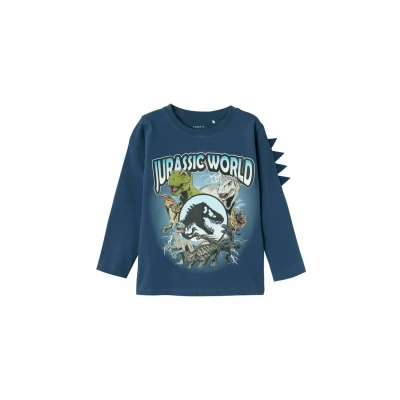 Abbildung von Name it Jurassic PARK Langarmshirt für Kinder, Größe: 92, Dark denim