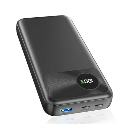 Abbildung von A ADDTOP Power Bank, 22,5W Schnell Aufladende Powerbank 20000mAh mit USB C Input &amp; Outputs, PD3.0 QC 4.0 Externe Handyakkus with LED Display Kompatibel iPhone 16 15 14 13 Pro Max Smartphones, iPad
