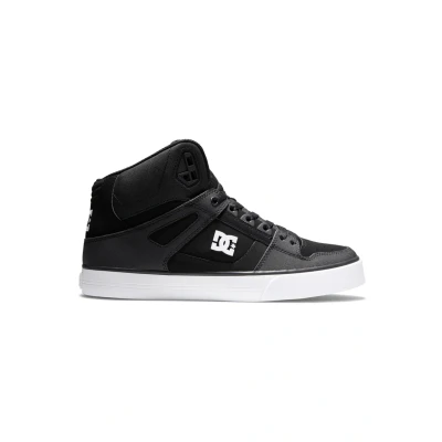 Abbildung von DC Shoes PURE WC Skateschuh, Größe: 42.5, Black/black/white Leder und textil
