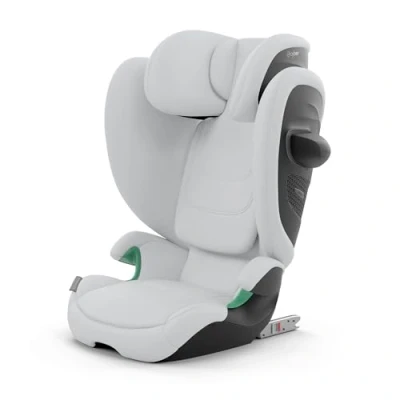 Abbildung von CYBEX Gold Kinder Autositz Solution G2 Comfort, Ab ca. 3 bis 12 Jahre (100 150 cm), Max. 50 kg, Für Autos mit und ohne ISOFIX, Fog Grey (Grau)