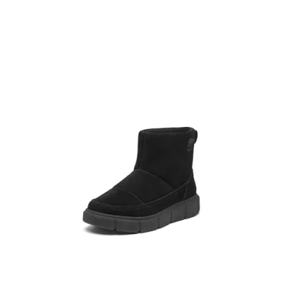 Abbildung von Sorel Explorer III SLIP ON WP Plateaustiefelette, Damen, Größe: 38, Black/sea salt Veloursleder