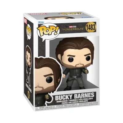 Abbildung von Funko Pop! Marvel: Thunderbolts Bucky Barnes Vinyl Sammelfigur Geschenkidee Offizielle Handelswaren Spielzeug Für Kinder und Erwachsene Movies Fans Modellfigur Sammler Display