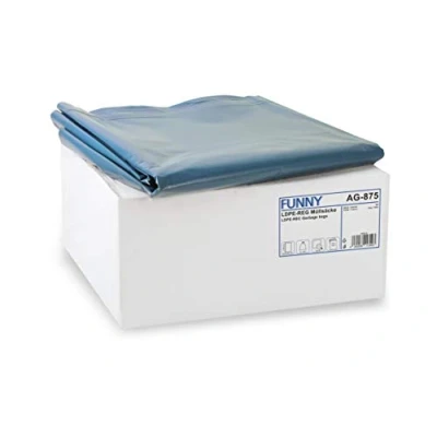 Abbildung von Funny LDPE Regenerat Müllsäcke, blau, lose, 240 l, Typ 80, 1er Pack (1 x 100 Stück)