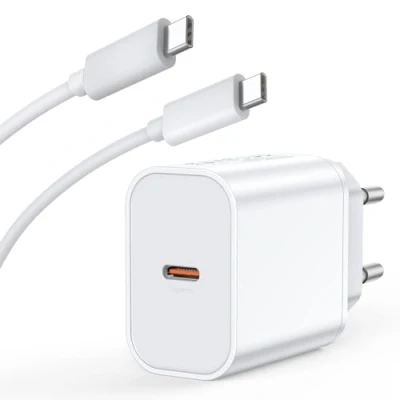Abbildung von 45W USB C Ladegerät Ladekabel for iPhone 16 15/16 15 Pro/16 Pro Max/16 Plus/iPad Pro/Mini/Air, Samsung Galaxy S24/S23, Stecker Netzteil Steckdose mit 2M Kabel