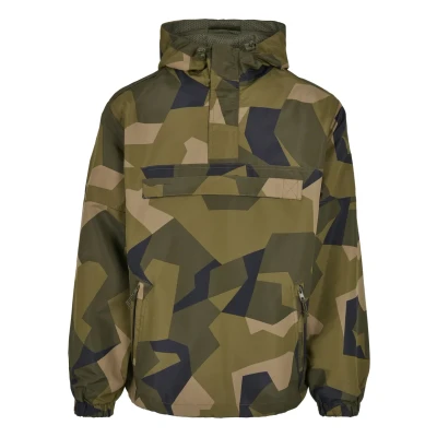 Abbildung von Brandit Accessoires PULL OVER Windbreaker, Herren, Größe: 3XL, Swedisch camo