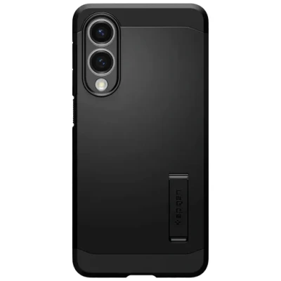 Abbildung von Spigen Tough Armor (AI) MagFit Hülle für Samsung Galaxy S25 Edge, Kompatibel mit MagSafe Schwarz