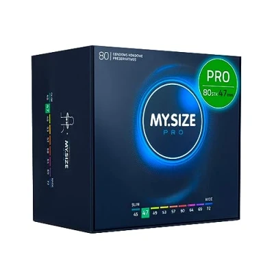 Abbildung von MY.SIZE PRO Kondom Größe 1, 47mm, 80 Stück Die neue Generation Kondome