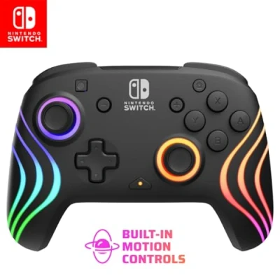 Abbildung von Pdp Afterglow Wave Nintendo Switch Controller Schwarz