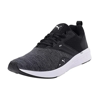 Abbildung von Puma Unisex NRGY Comet Straßenlaufschuhe, Black White, 44 EU