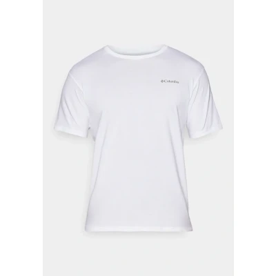 Abbildung von Columbia North CASCADES Short Sleeve TEE Tshirt print, Herren, Größe: Large, White