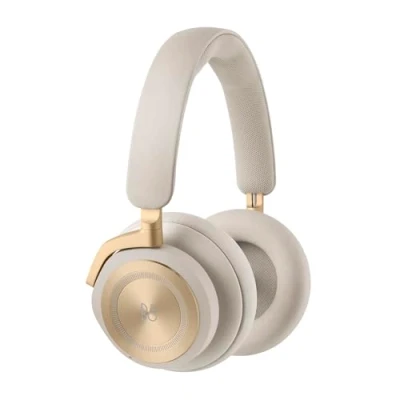 Abbildung von Bang &amp; Olufsen Beoplay HX Kabelloser Bluetooth Over Ear Premium Kopfhörer mit Active Noise Cancellation, 6 Mikrofone, Akkulaufzeit bis zu 40 h, und Tasche Gold Tone