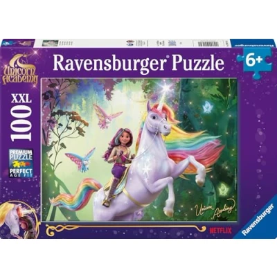 Abbildung von Ravensburger Kinderpuzzle 12004164 Unicorn Academy Einhorn Puzzle für Kinder ab 6 Jahren, mit 100 Teilen im XXL Format, Geschenke