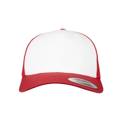 Abbildung von Flexfit Retro Trucker Cap, Größe: One Size, Red/white