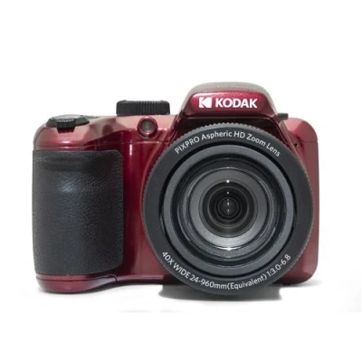 Abbildung von KODAK Pixpro Astro Zoom AZ405 Digitalkamera Bridge Zoom, X40 24 mm Weitwinkel, 20 Megapixel, LCD 3, Full HD 1080p, OIS, AA Batterie Rot