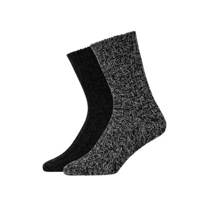 Abbildung von Snocks Norweger 2 PACK Socken, Größe: 35 38, Mix (grau schwarz)