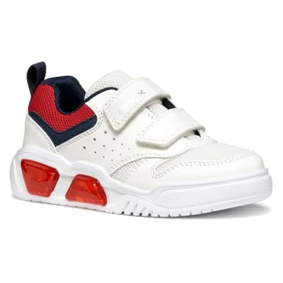 Abbildung von Geox J ILLUMINUS Boy A Sneaker, White/Red, 27 EU