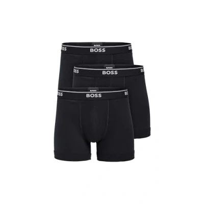 Abbildung von BOSS Herren Boxer 3p Bm 10146061 07 Retroshorts, Schwarz Midnight Black, L EU