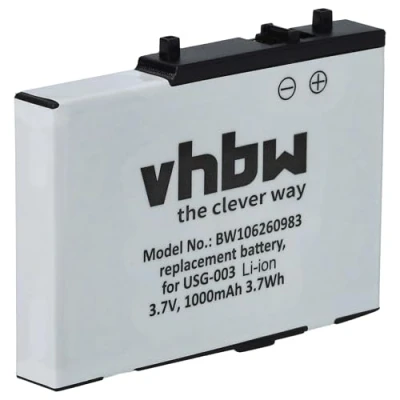 Abbildung von vhbw Akku kompatibel mit Nintendo DS Lite Spielekonsole (900mAh, 3,7V, Li Ion)