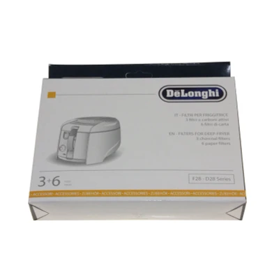Abbildung von DeLonghi 5512510041 Fettfilter Fritteuse filter set für F28 D28 series
