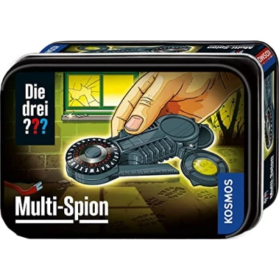 Abbildung von Die drei ??? Multi Spion von KOSMOS, Detektiv Gadget, Spielzeug, Agenten Ausrüstung für Kinder ab 8 Jahre, Fragezeichen Ausrüstung, Detektivset, 2,5 m²