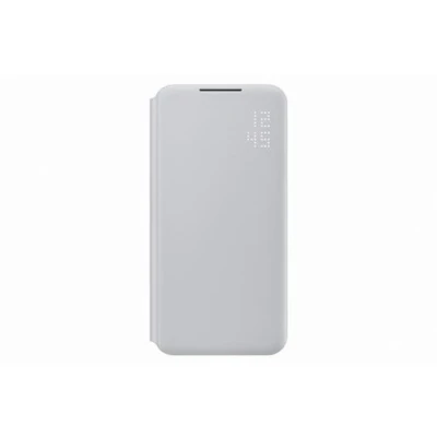 Abbildung von Samsung LED View Smartphone Cover EF NS906 für Galaxy S22+, Handy Hülle, Anzeige, Kartenhalterung, Hellgrau