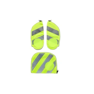 Abbildung von ergobag Sichtbarkeitsset mit Reflektorstreifen Sichtbarkeits Set pack cubo und light gekauft nach Juli 2019 3 teilig Gelb