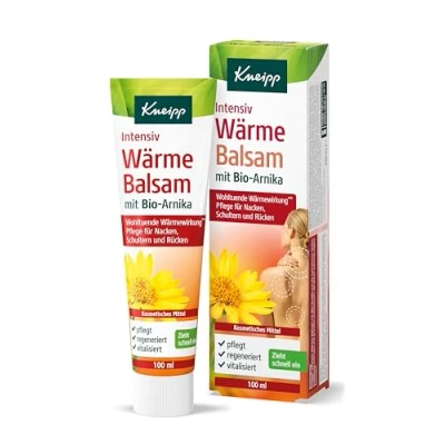 Abbildung von Kneipp Wärmebalsam mit Arnika wohltuend nach körperlichen Aktivitäten Wärmewirkung dermatologisch bestätigt für Nacken, Schultern und Rücken 100ml