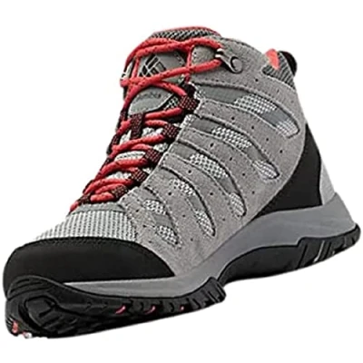 Abbildung von Columbia Redmond III MID Waterproof Hikingschuh, Damen, Größe: 40.5, Steam/red cora Schuhe
