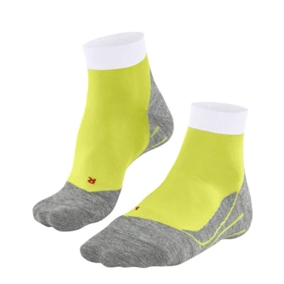 Abbildung von FALKE Damen Laufsocken RU4 Endurance Short W Sso Baumwolle Funktionsmaterial antiblasen 1 Paar, Gelb Limelight 1086, 37 38