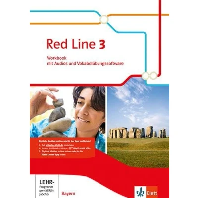 Abbildung von Red Line 3. Ausgabe Bayern: Workbook mit Audios und Vokabelübungssoftware Klasse 7 (Red Line. für Bayern ab 2017)