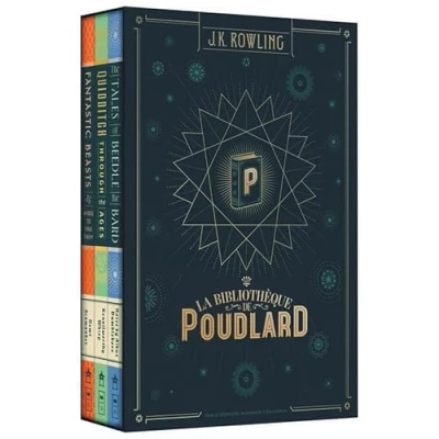 Abbildung von Bibliothèque de Poudlard La Coffret N.é.: en 3 volumes : le quidditch à travers Les âges ; animaux fantastiques contes Beedle barde